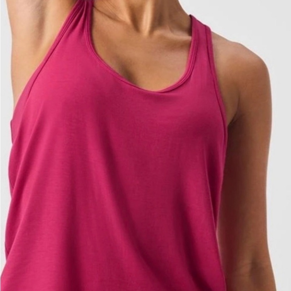 Alo Yoga All Day Tank Women’s Sleeveless Racerback Tank Top - Pink. Size XS